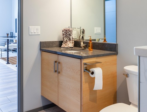 Modern Maple Bathroom