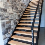 Modern Maple Stairs Up
