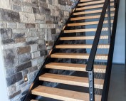 Modern Maple Stairs Up