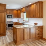 Quartered White Oak Kitchen Main View