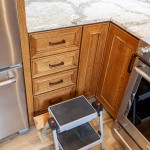 Quartered White Oak Step Stool Up